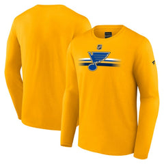 St. Louis Blues Fanatics Authentic Pro Primary Long Sleeve T-Shirt -  NHL T-shirts