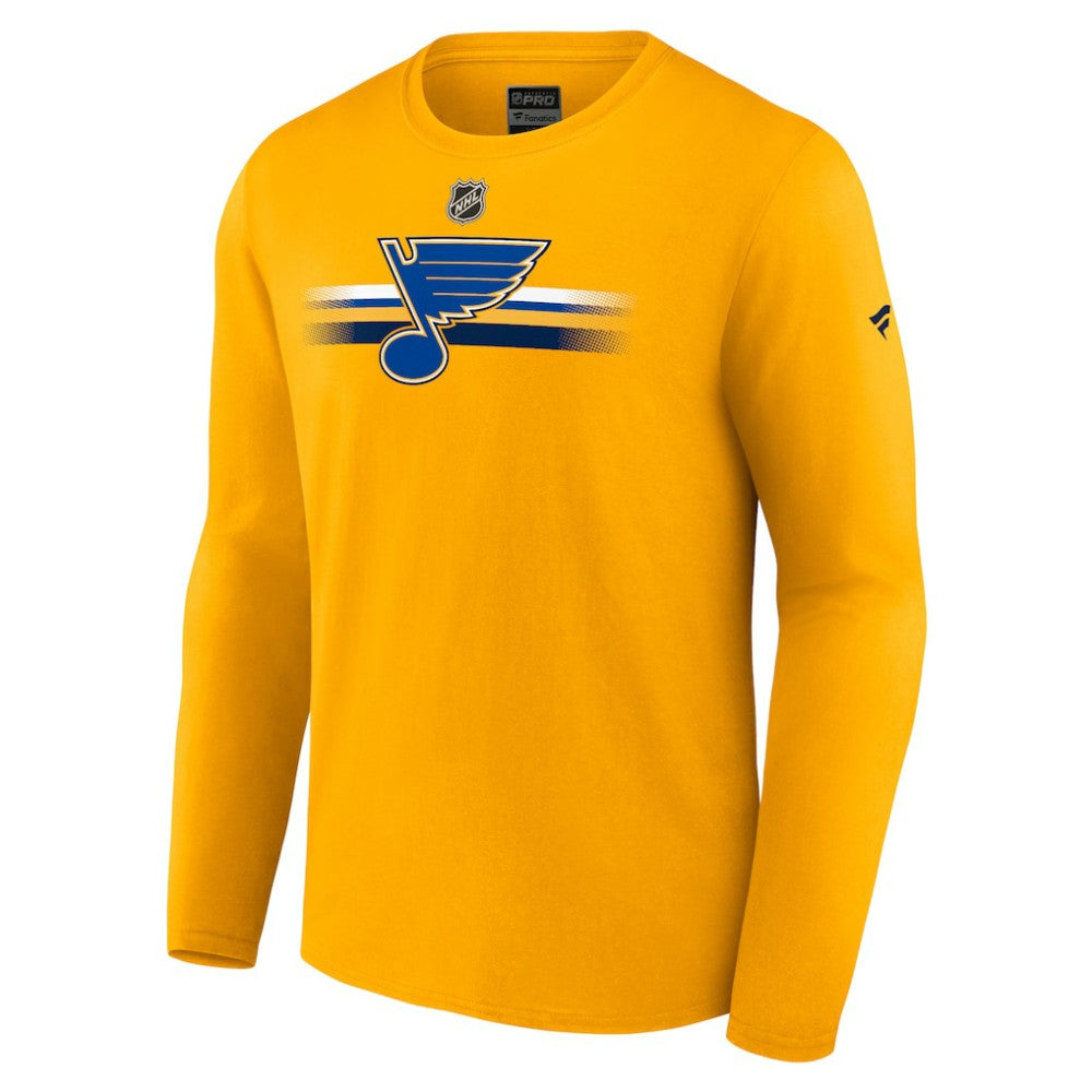 St. Louis Blues Fanatics Authentic Pro Primary Long Sleeve T-Shirt -  NHL T-shirts