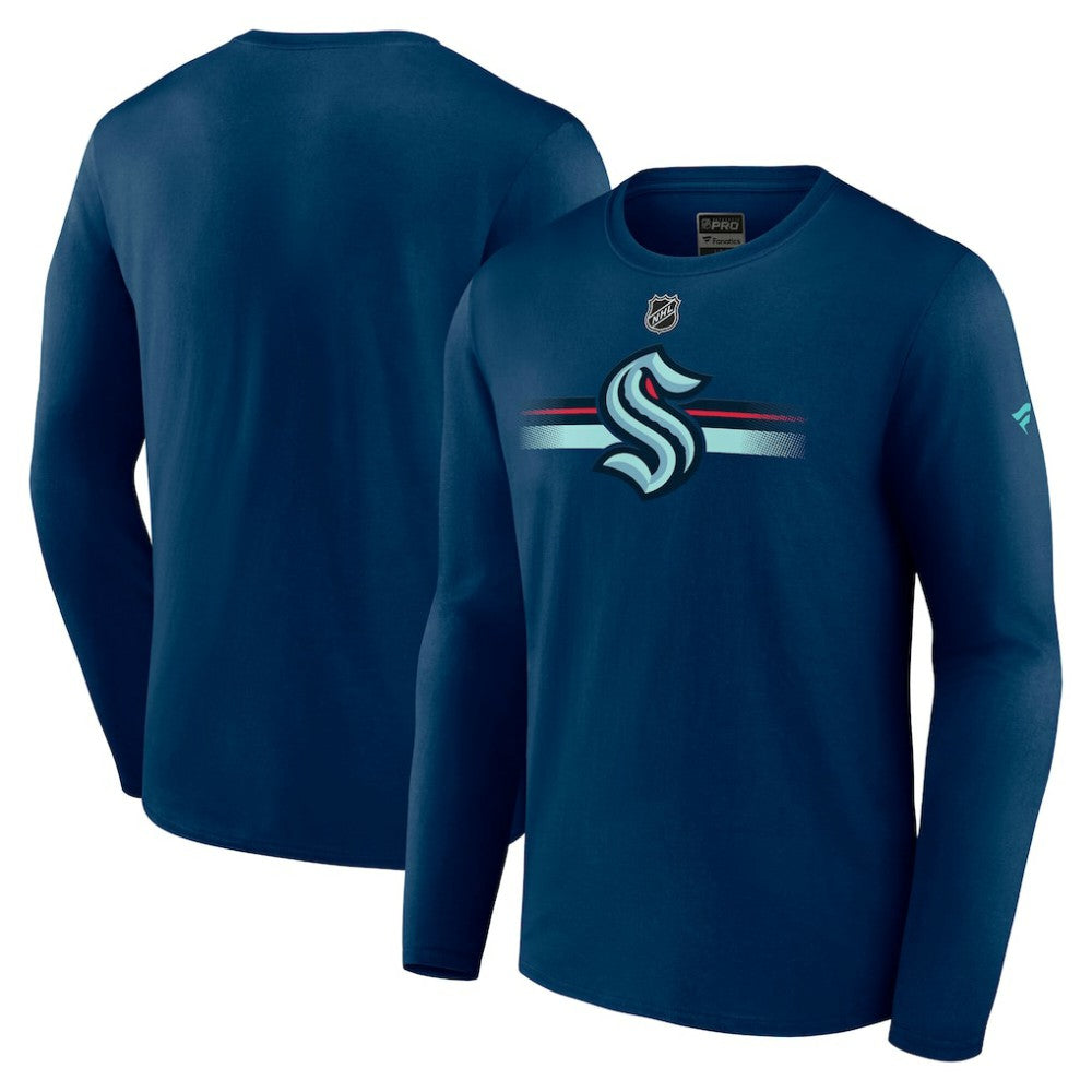 Seattle Kraken Fanatics Authentic Pro Secondary Long Sleeve T-Shirt -  NHL T-shirts