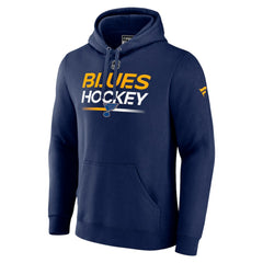 St. Louis Blues Fanatics Authentic Pro Pullover Hoodie -  NHL Hoodies