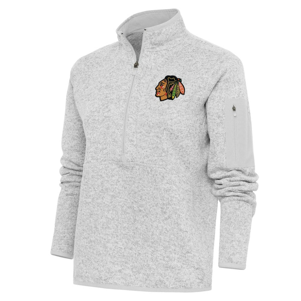 Chicago Blackhawks Antigua Women's Team Logo Fortune Quarter-Zip Jacket -  NHL Jackets