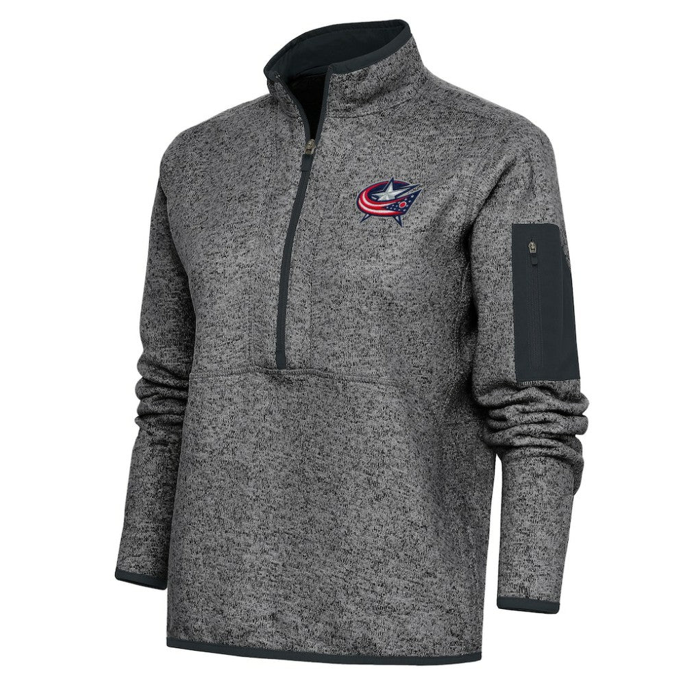 Columbus Blue Jackets Antigua Women's Team Logo Fortune Quarter-Zip Jacket -  NHL Jackets