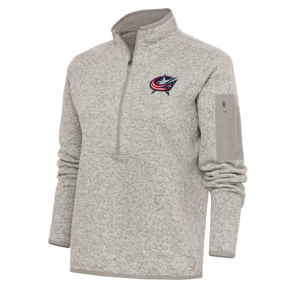 Columbus Blue Jackets Antigua Women's Team Logo Fortune Quarter-Zip Jacket -  NHL Jackets