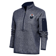 Edmonton Oilers Antigua Women's Team Logo Fortune Quarter-Zip Jacket -  NHL Jackets