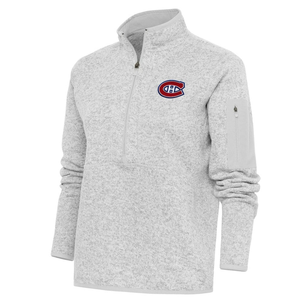Montreal Canadiens Antigua Women's Team Logo Fortune Quarter-Zip Jacket -  NHL Jackets
