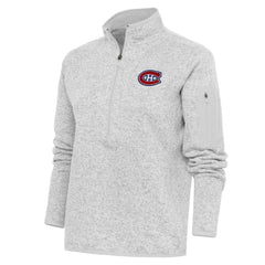 Montreal Canadiens Antigua Women's Team Logo Fortune Quarter-Zip Jacket -  NHL Jackets