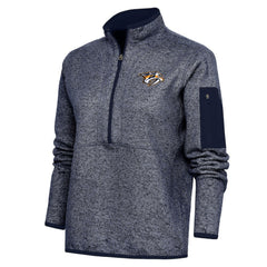 Nashville Predators Antigua Women's Team Logo Fortune Quarter-Zip Jacket -  NHL Jackets