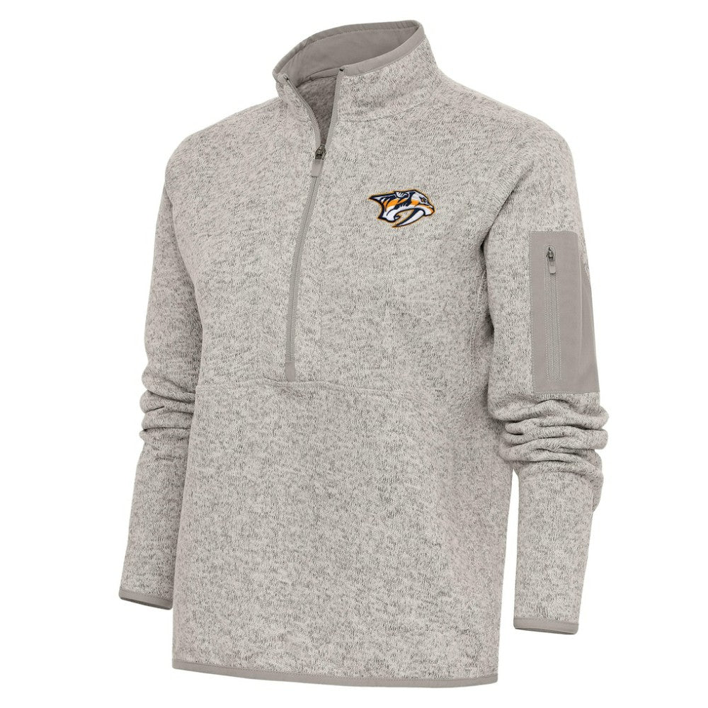Nashville Predators Antigua Women's Team Logo Fortune Quarter-Zip Jacket -  NHL Jackets