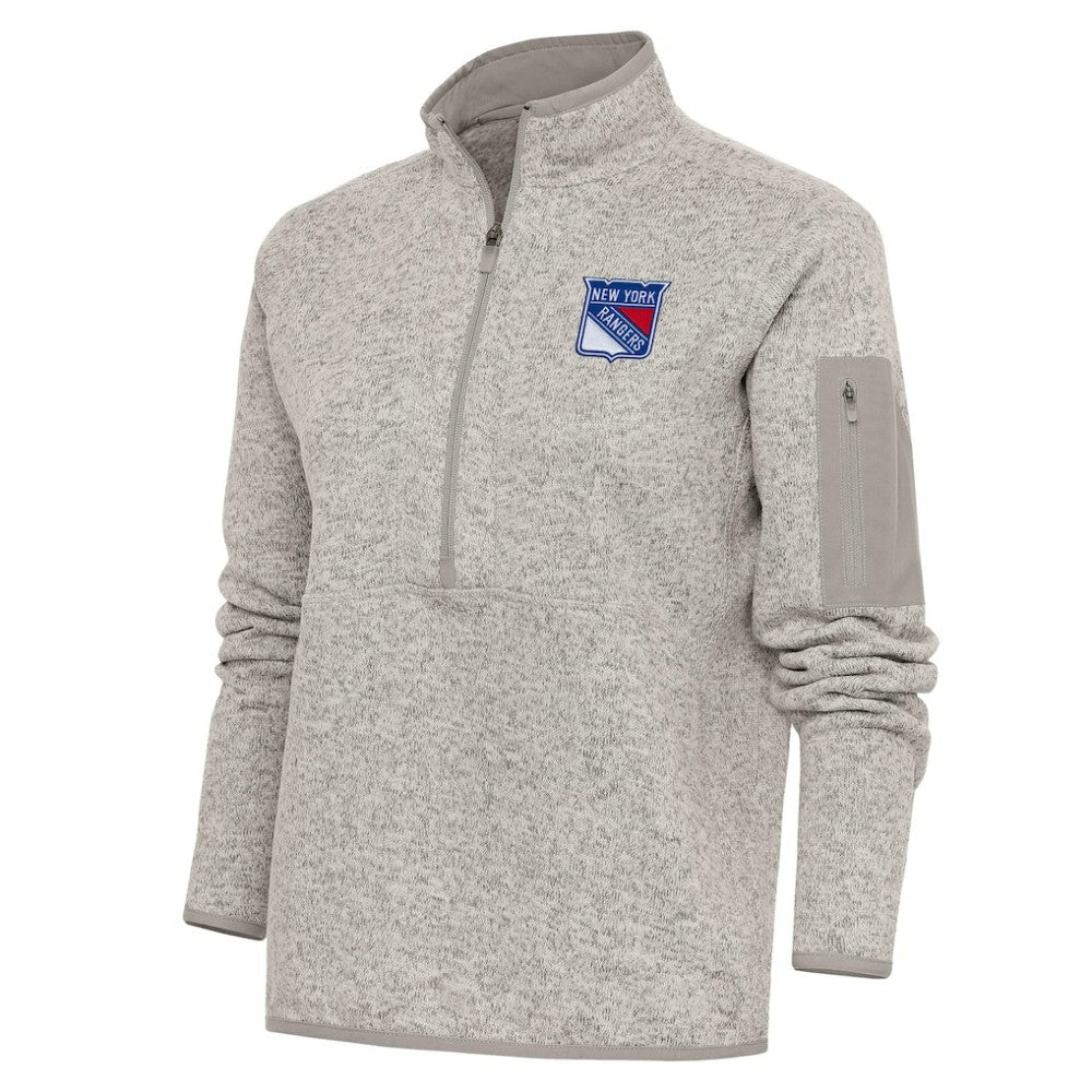New York Rangers Antigua Women's Team Logo Fortune Quarter-Zip Jacket -  NHL Jackets