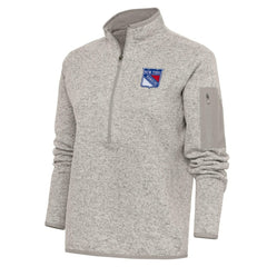 New York Rangers Antigua Women's Team Logo Fortune Quarter-Zip Jacket -  NHL Jackets