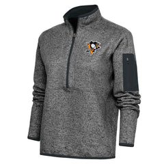 Pittsburgh Penguins Antigua Women's Team Logo Fortune Quarter-Zip Jacket -  NHL Jackets