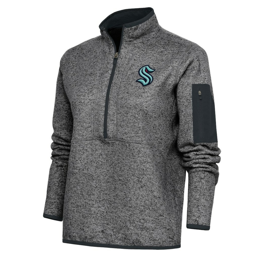 Seattle Kraken Antigua Women's Team Logo Fortune Quarter-Zip Jacket -  NHL Jackets