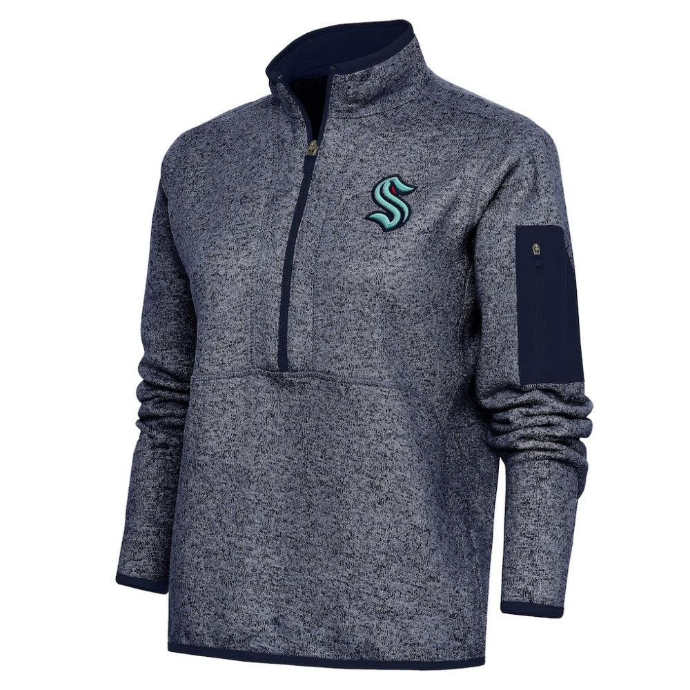 Seattle Kraken Antigua Women's Team Logo Fortune Quarter-Zip Jacket -  NHL Jackets