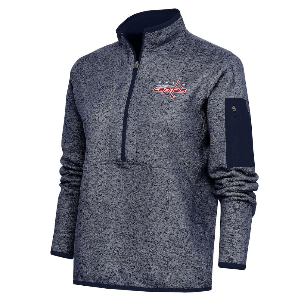 Washington Capitals Antigua Women's Team Logo Fortune Quarter-Zip Jacket -  NHL Jackets