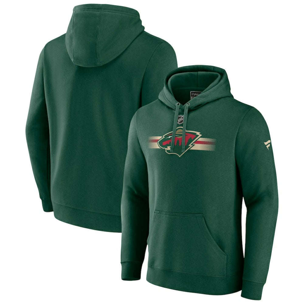 Minnesota Wild Fanatics Authentic Pro Secondary Pullover Hoodie -  NHL Hoodies
