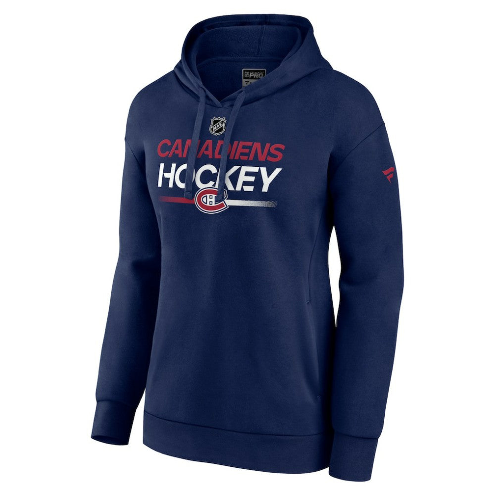 Montreal Canadiens Fanatics Women's Authentic Pro Pullover Hoodie -  NHL Hoodies