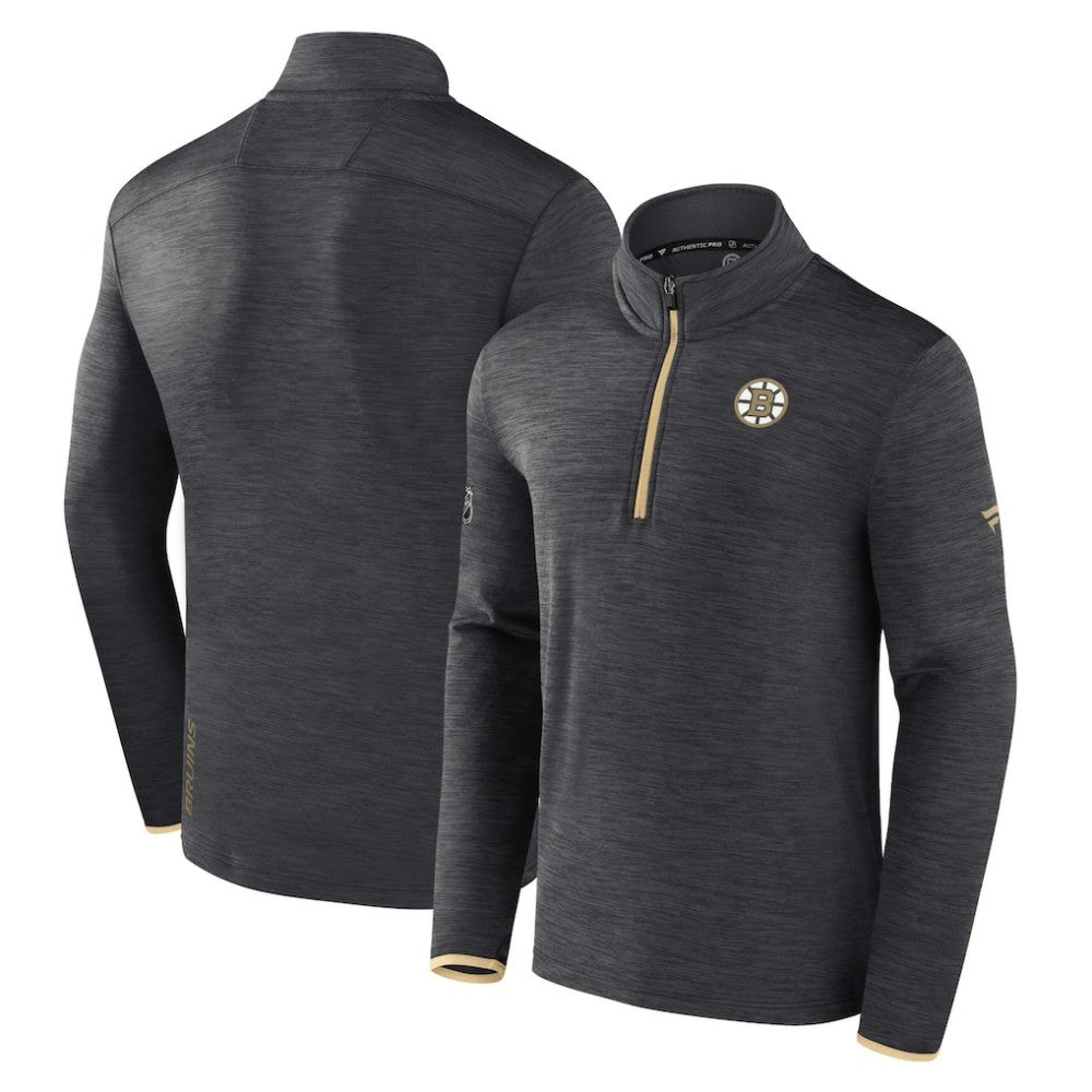 Boston Bruins Fanatics Authentic Pro Quarter-Zip Pullover Top -  NHL Pullover