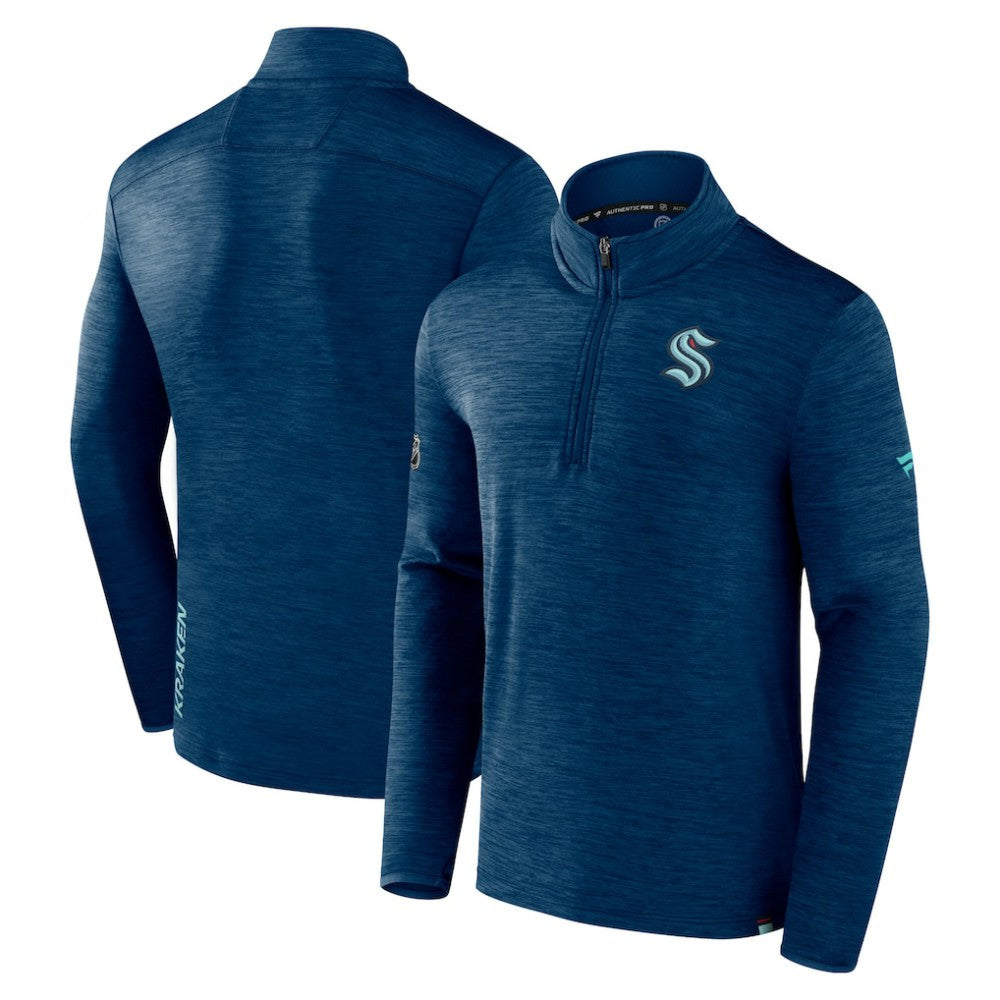 Seattle Kraken Fanatics Authentic Pro Quarter-Zip Pullover Top -  NHL Pullover