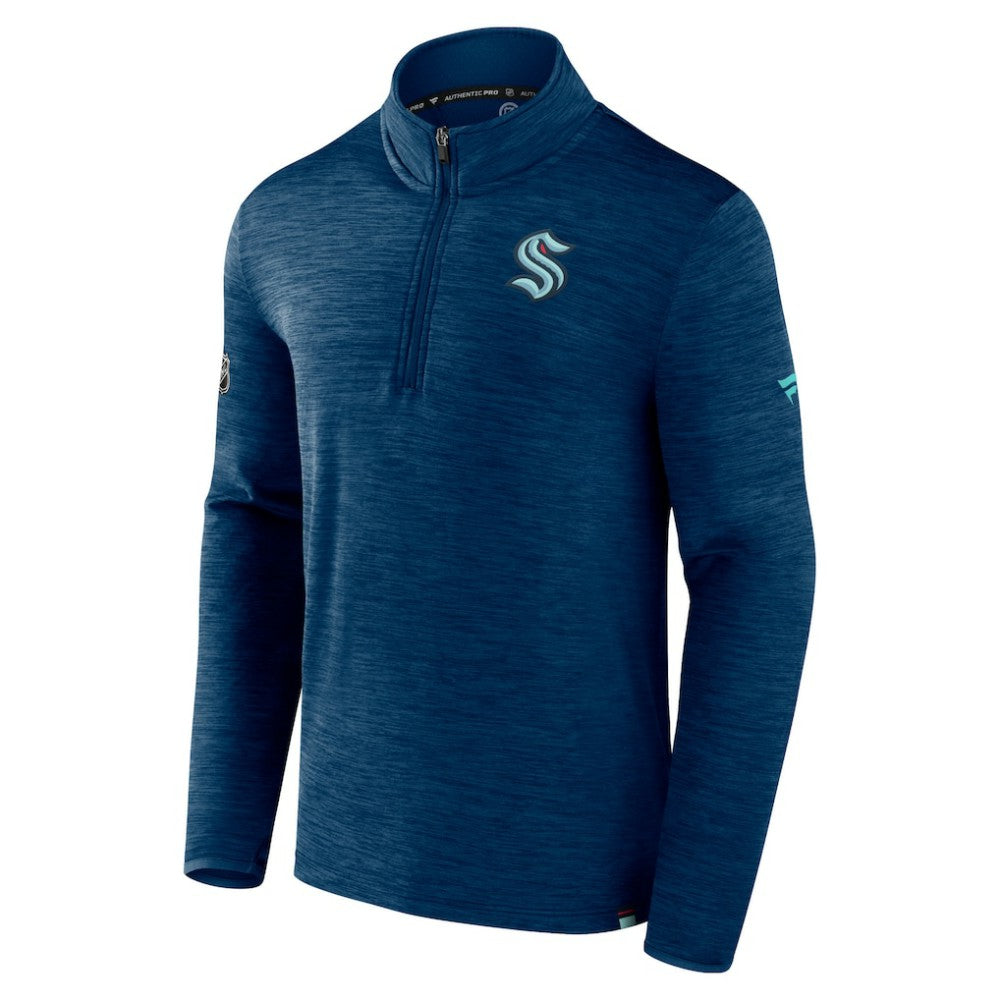 Seattle Kraken Fanatics Authentic Pro Quarter-Zip Pullover Top -  NHL Pullover