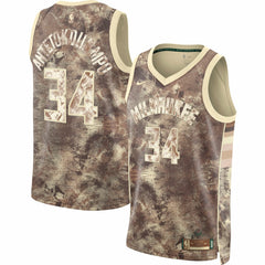 Brown Giannis Antetokounmpo Milwaukee Bucks Unisex Select Series Swingman Jersey | NBA