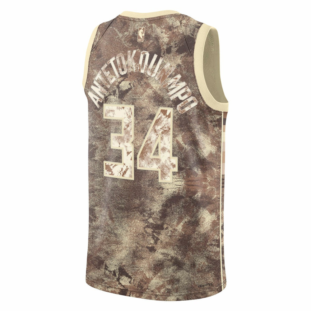 Brown Giannis Antetokounmpo Milwaukee Bucks Unisex Select Series Swingman Jersey | NBA
