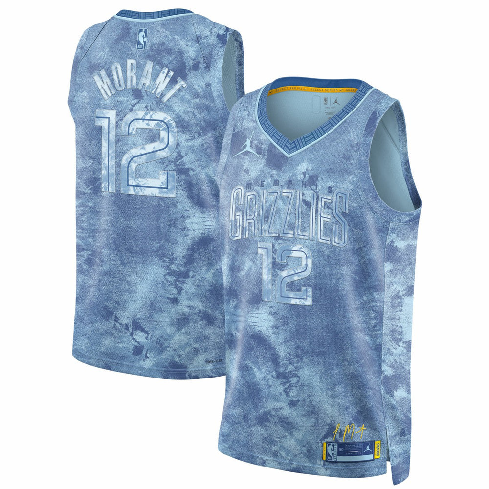 Light Blue Ja Morant Memphis Grizzlies Jordan Brand Select Series Swingman Jersey | NBA