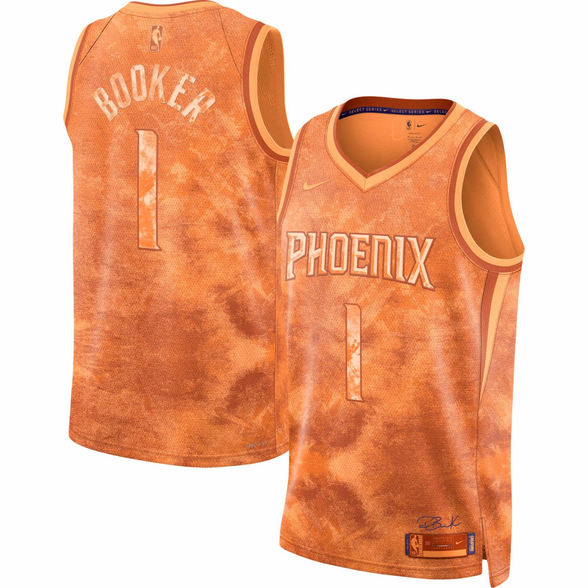 Orange Devin Booker Phoenix Suns Unisex Select Series Swingman Jersey | NBA