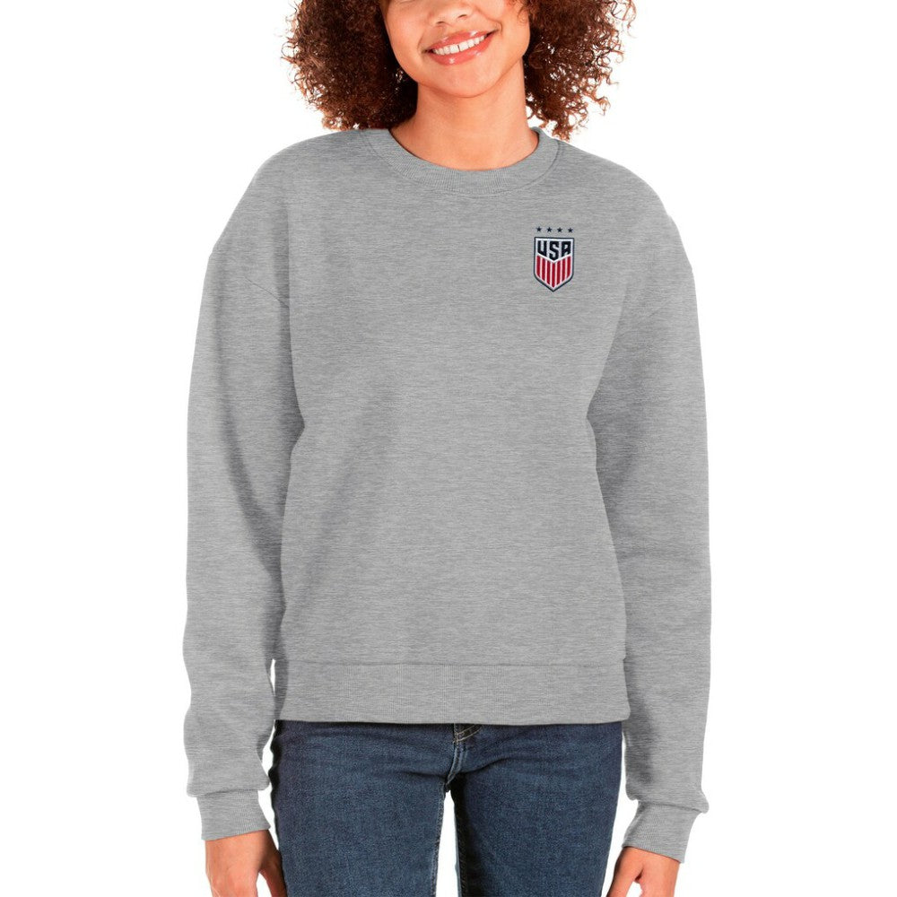 USWNT Antigua Women's Victory Crewneck Pullover Sweatshirt