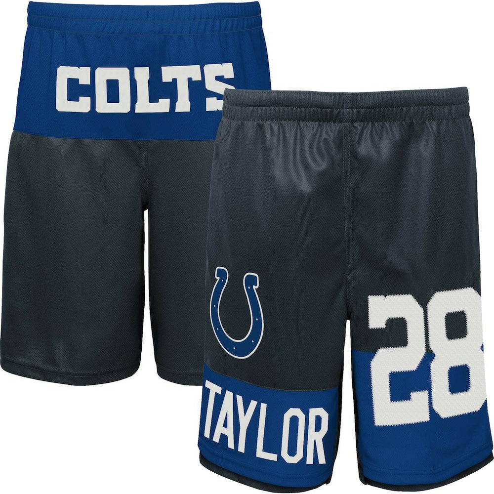 Indianapolis Colts Jonathan Taylor  Youth Player Name & Number Shorts | NFL On sale