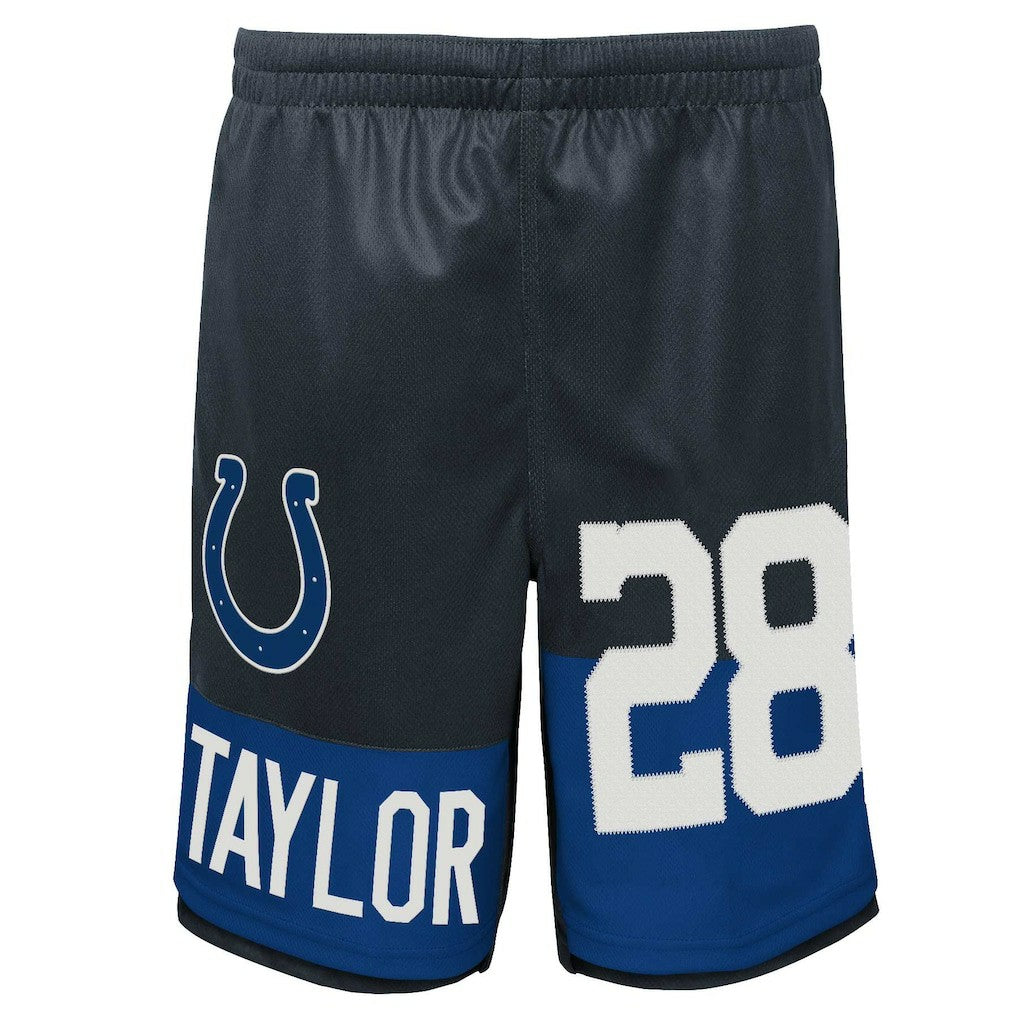 Indianapolis Colts Jonathan Taylor  Youth Player Name & Number Shorts | NFL On sale