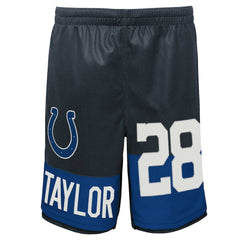 Indianapolis Colts Jonathan Taylor  Youth Player Name & Number Shorts | NFL On sale