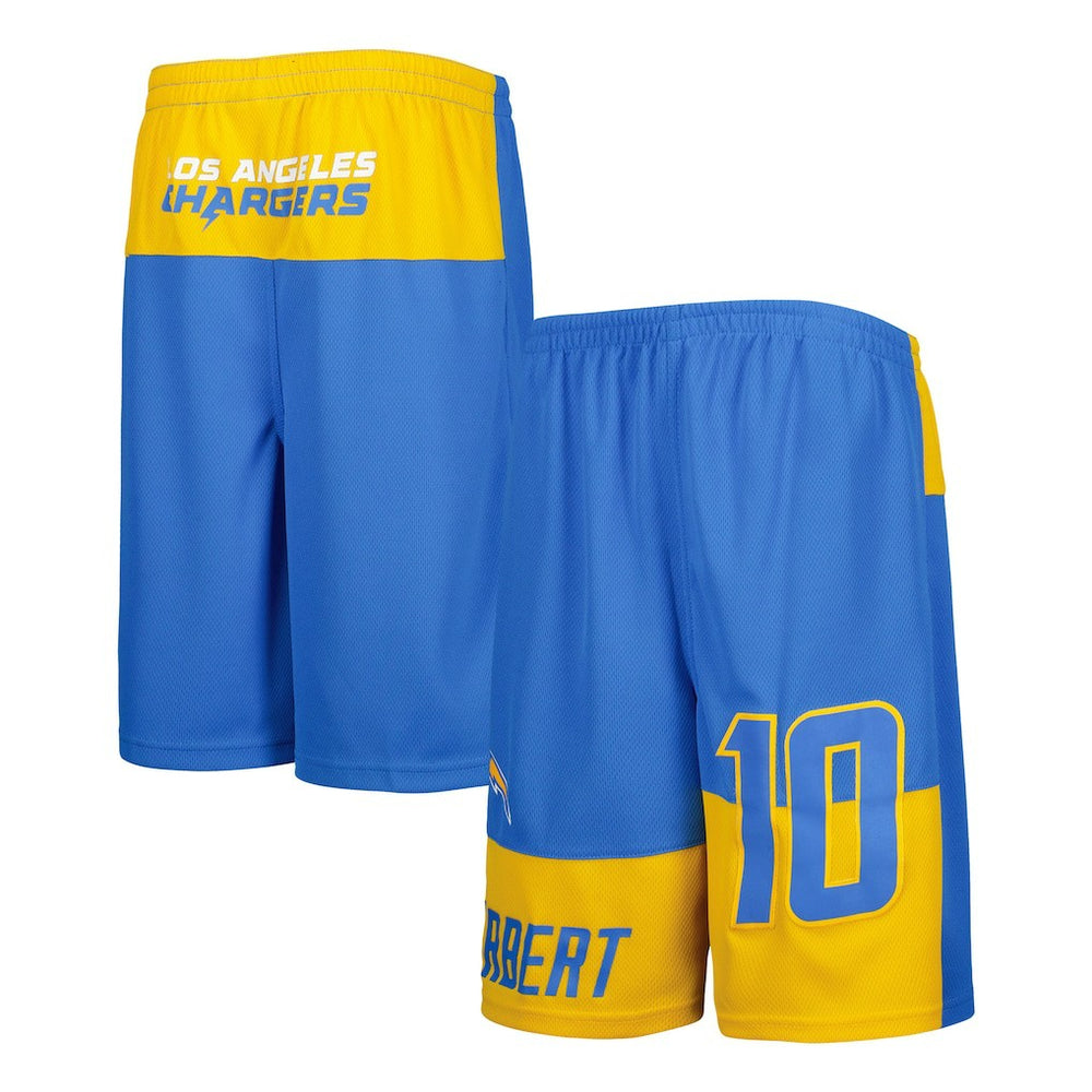 Los Angeles Chargers Justin Herbert  Youth Player Name & Number Shorts | NFL Sale