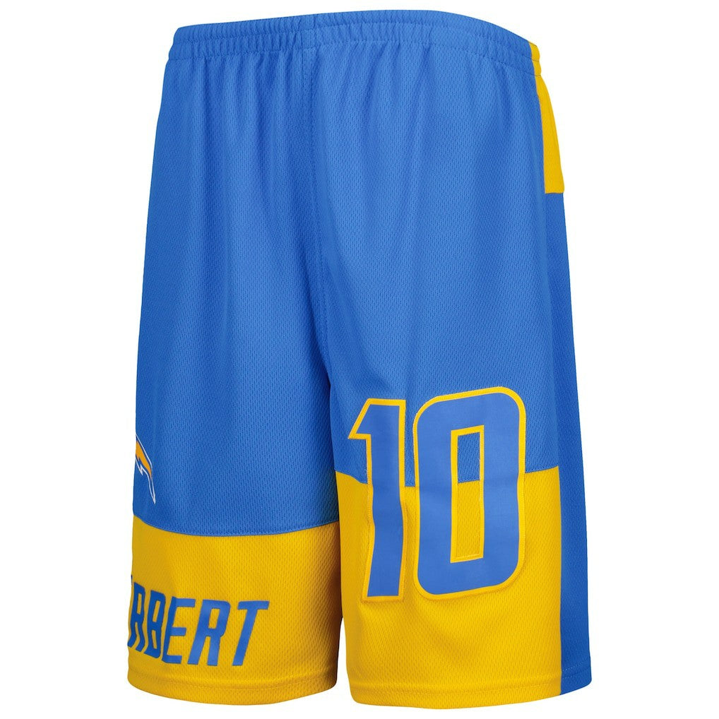 Los Angeles Chargers Justin Herbert  Youth Player Name & Number Shorts | NFL Sale