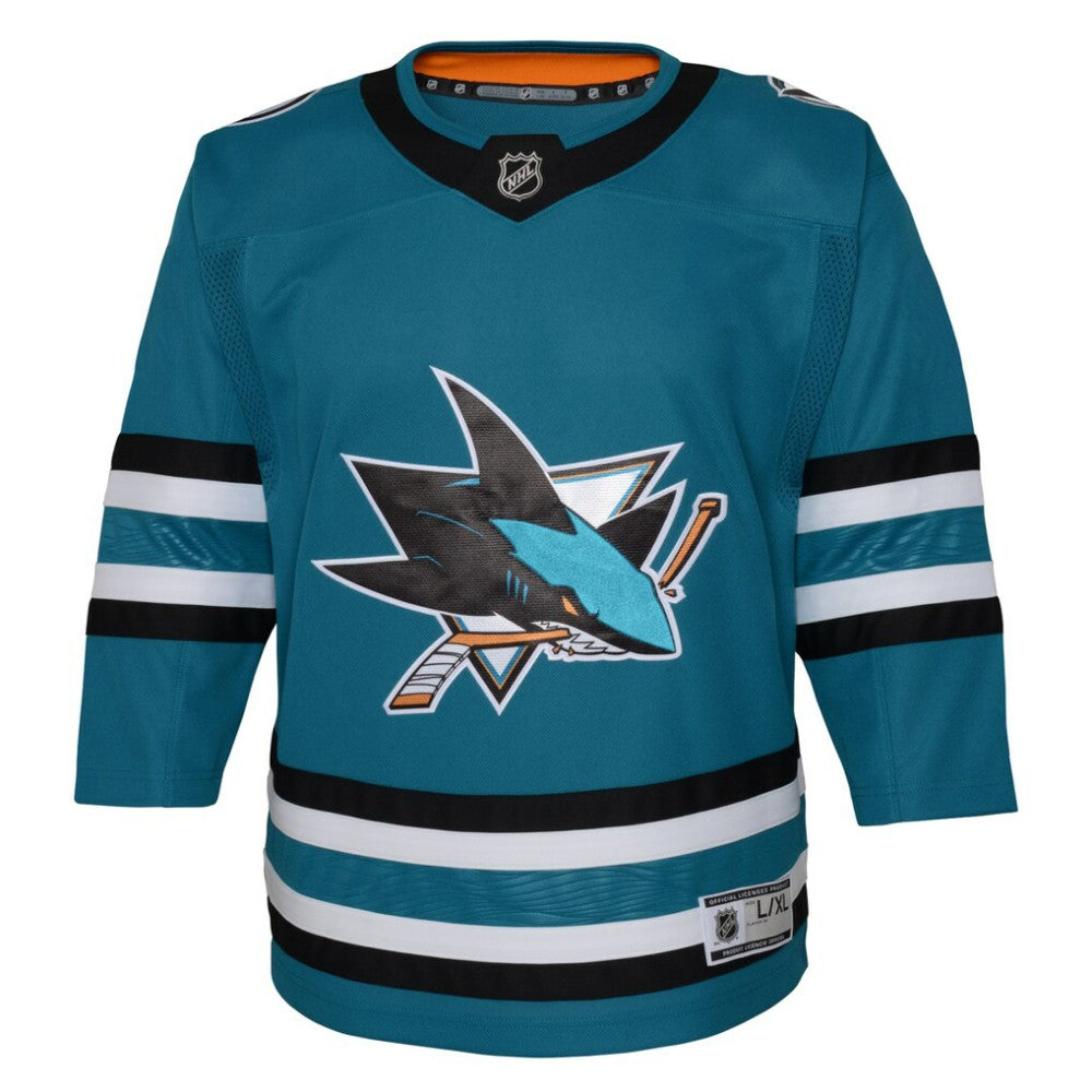 San Jose Sharks Youth Premier Jersey -  NHL Jerseys