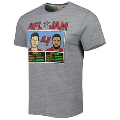 Tampa Bay Buccaneers Tom Brady & Mike Evans  Homage Unisex NFL Jam Tri-Blend T-Shirt | NFL US