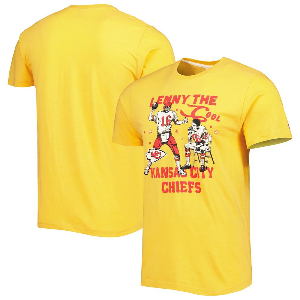 Kansas City Chiefs Len Dawson  Homage Unisex Caricature Retired Player Tri-Blend T-Shirt | NFL Near me