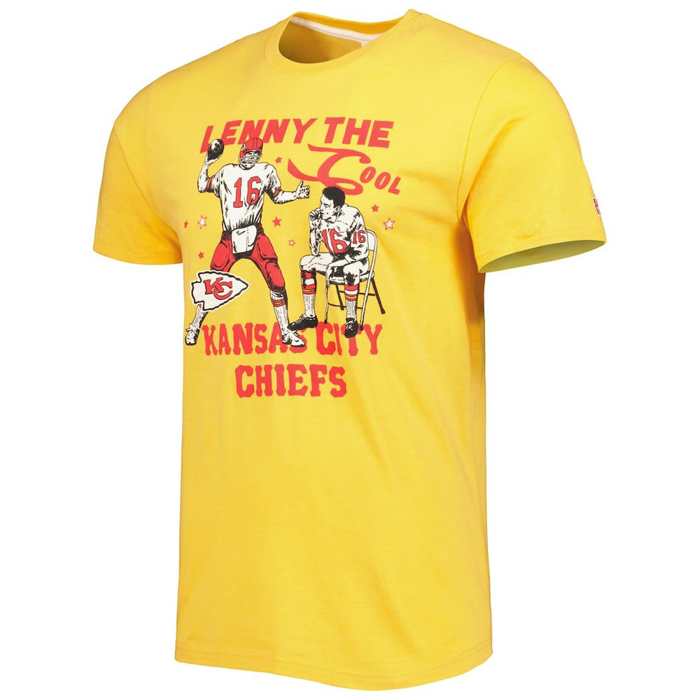 Kansas City Chiefs Len Dawson  Homage Unisex Caricature Retired Player Tri-Blend T-Shirt | NFL Near me
