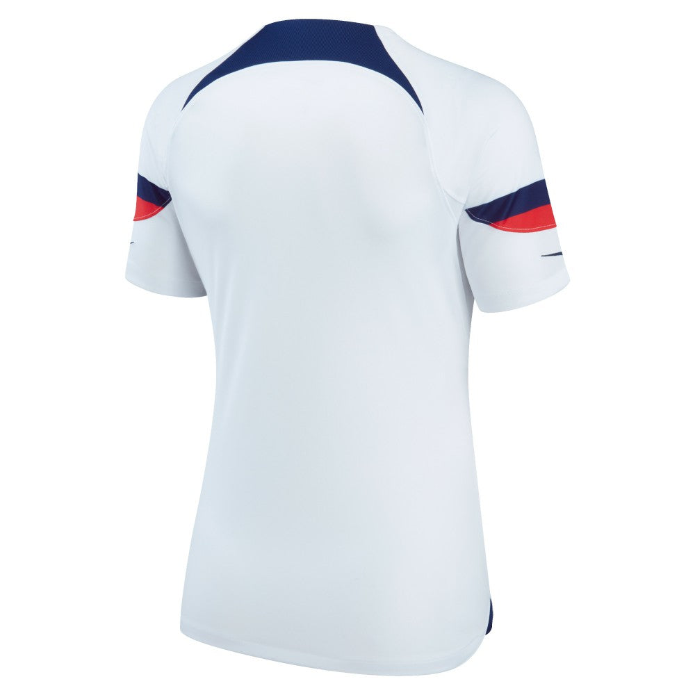 USMNT Women's 2022/23 Home Breathe Stadium Replica Blank Jersey
