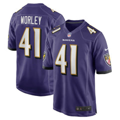 Baltimore Ravens Daryl Worley  Game Player Jersey | NFL Discount