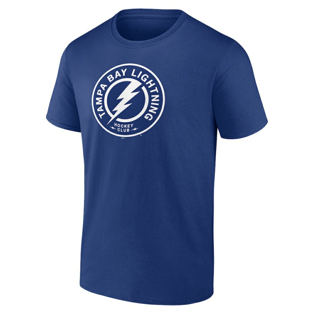 Tampa Bay Lightning Shoulder Patch Logo T-Shirt -  NHL T-shirts