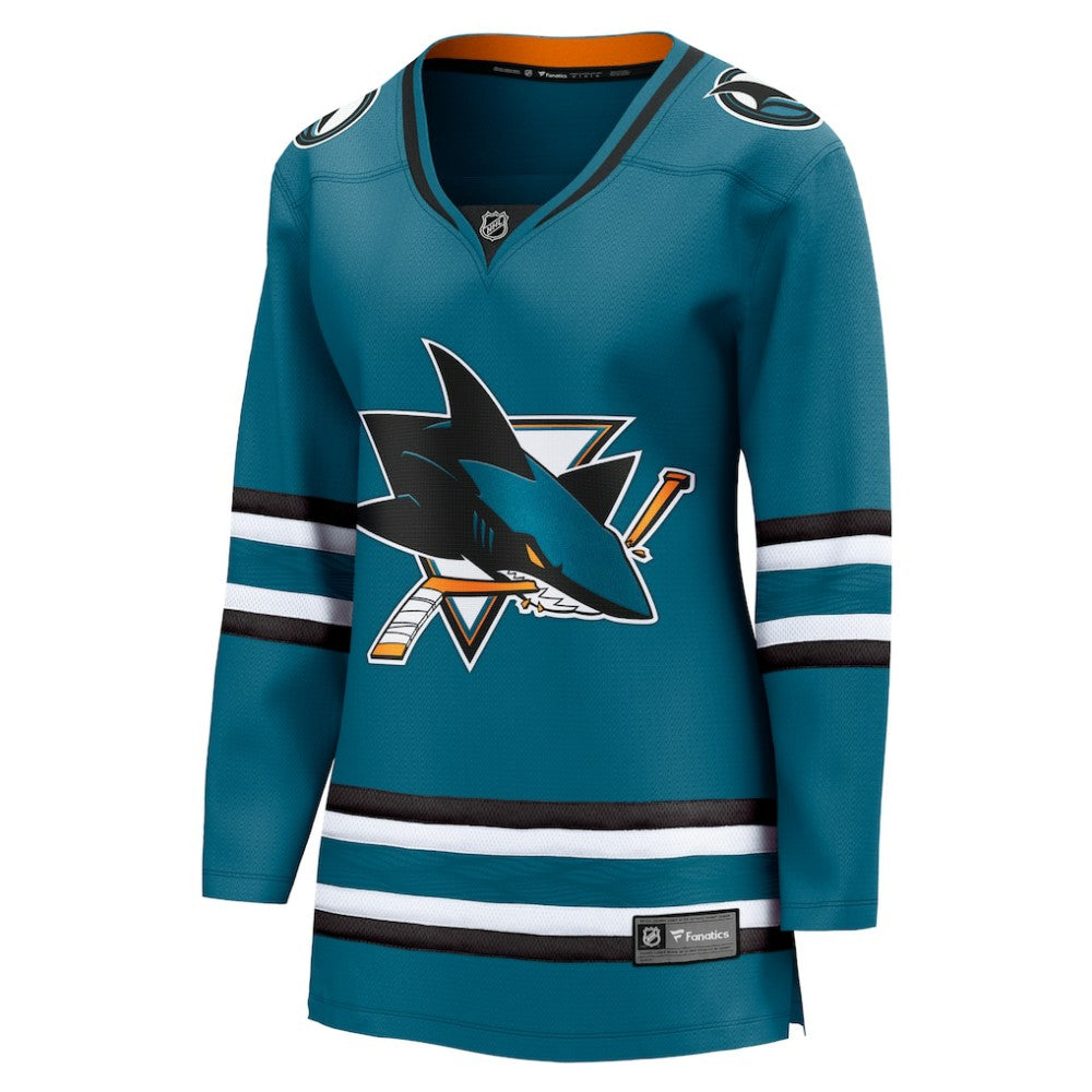 San Jose Sharks Fanatics Women's Home Breakaway Jersey -  NHL Jerseys
