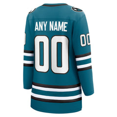 San Jose Sharks Fanatics Women's Home Breakaway Custom Jersey -  NHL Jerseys