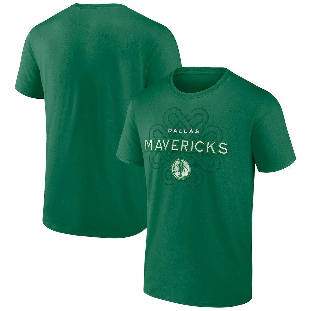 Green Dallas Mavericks Celtic Knot T-Shirt sale | NBA