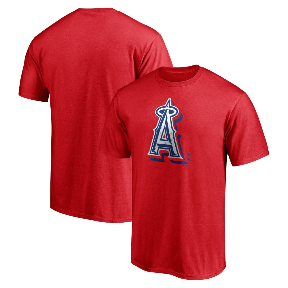 Los Angeles Angels Red White and Team T-Shirt - MLB T-shirts