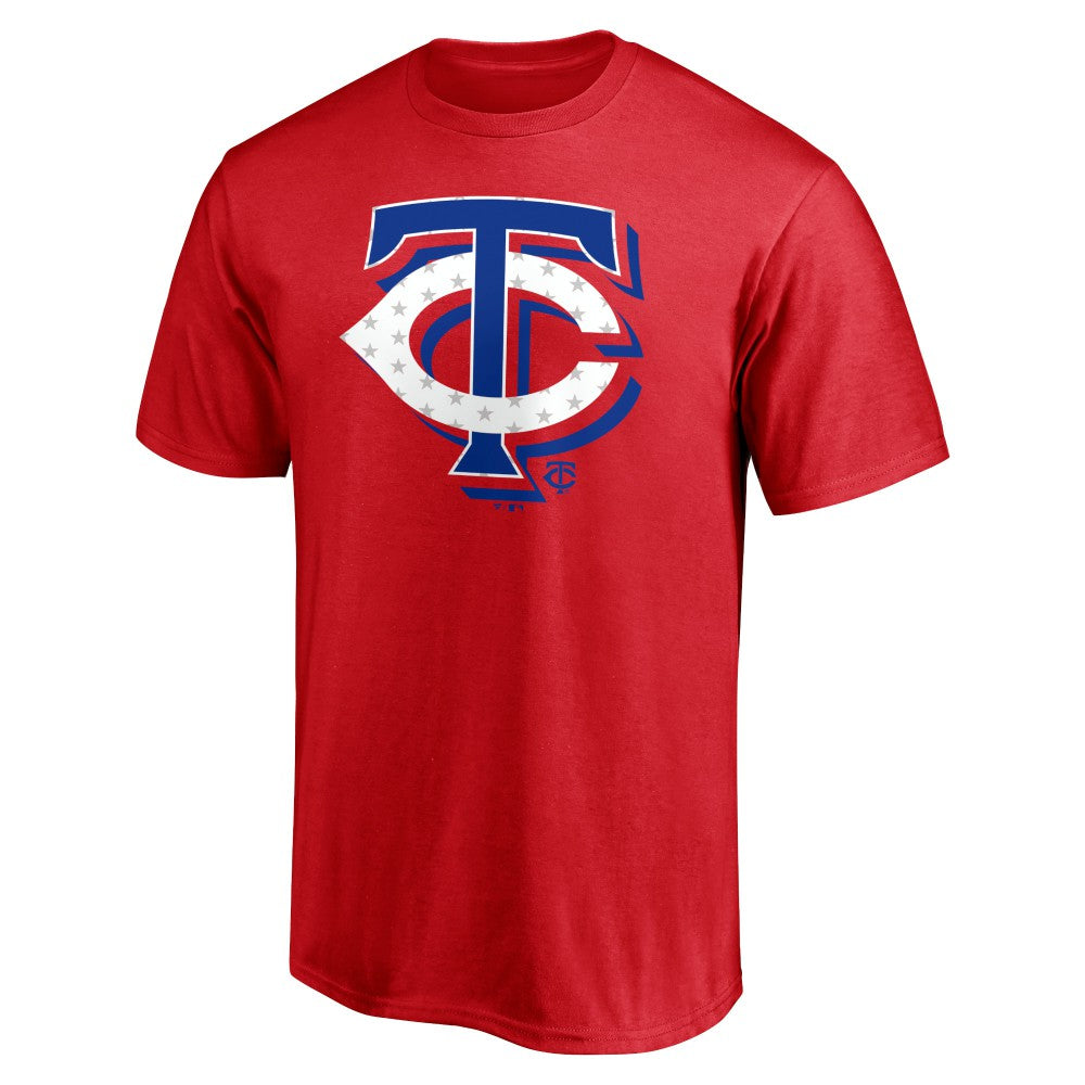 Minnesota Twins Red White and Team T-Shirt - MLB T-shirts