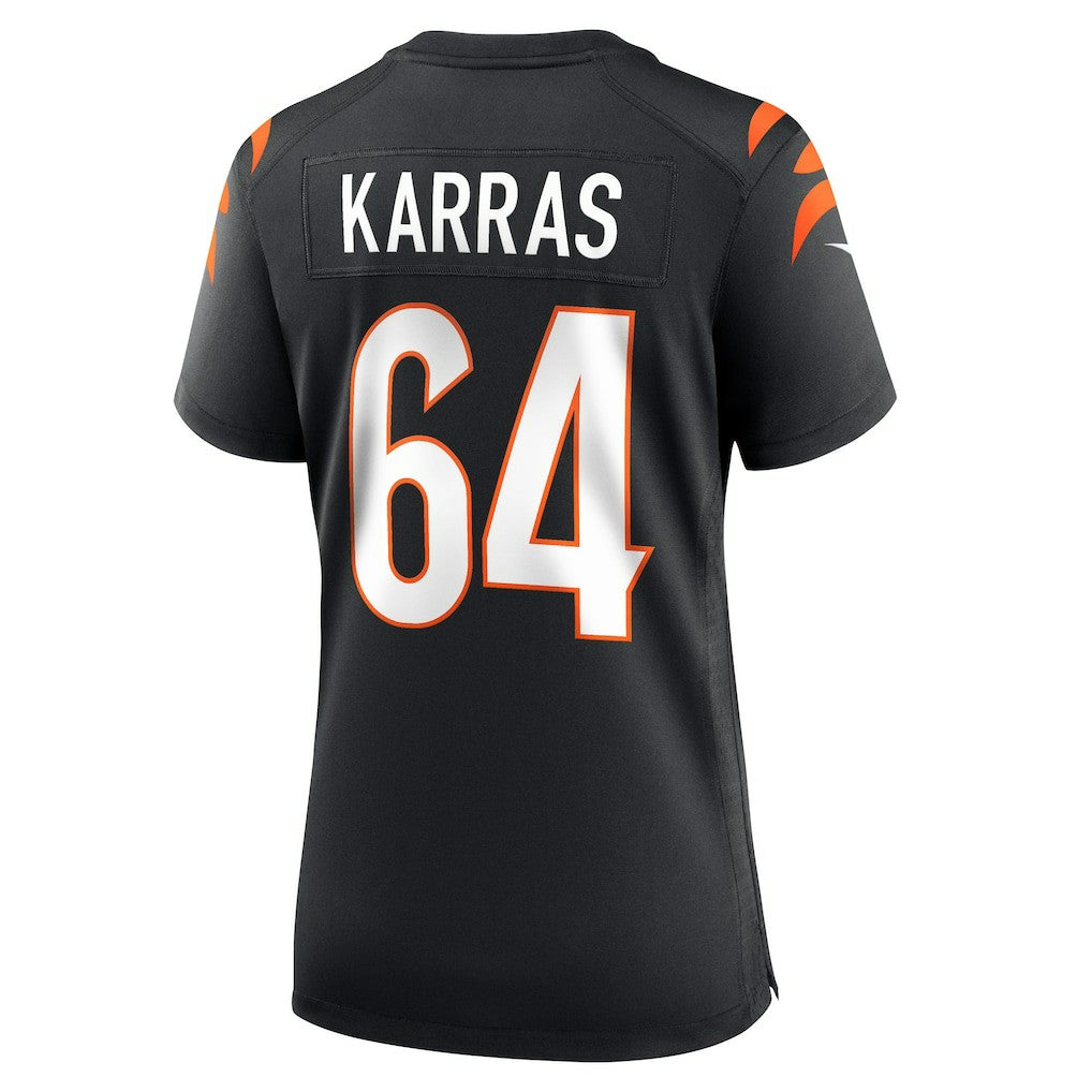 Cincinnati Bengals Ted Karras  Women's Game Player Jersey | NFL Outlet