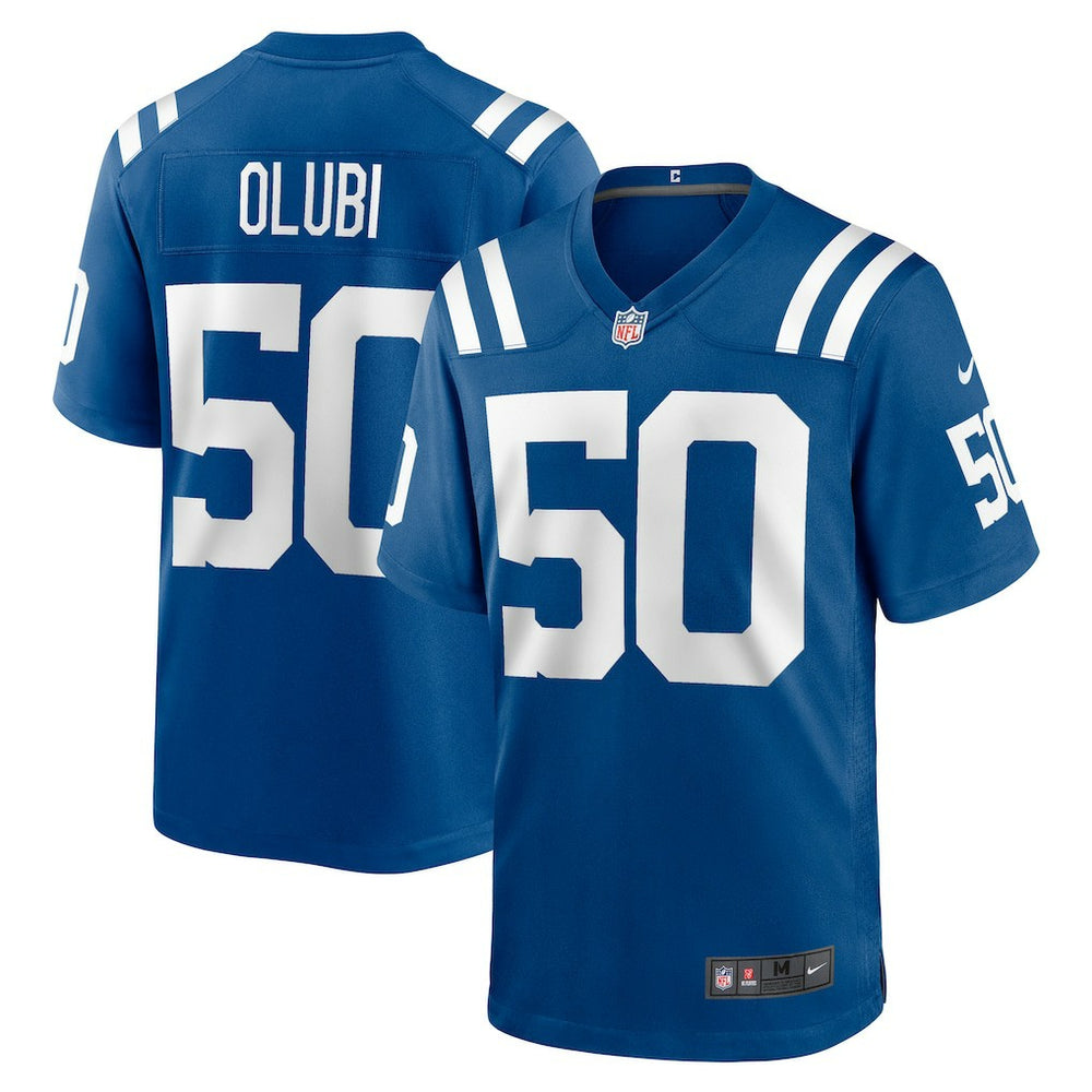 Indianapolis Colts Segun Olubi  Game Player Jersey | NFL Sale