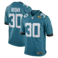 Jacksonville Jaguars Montaric Brown  Game Player Jersey | NFL Hot