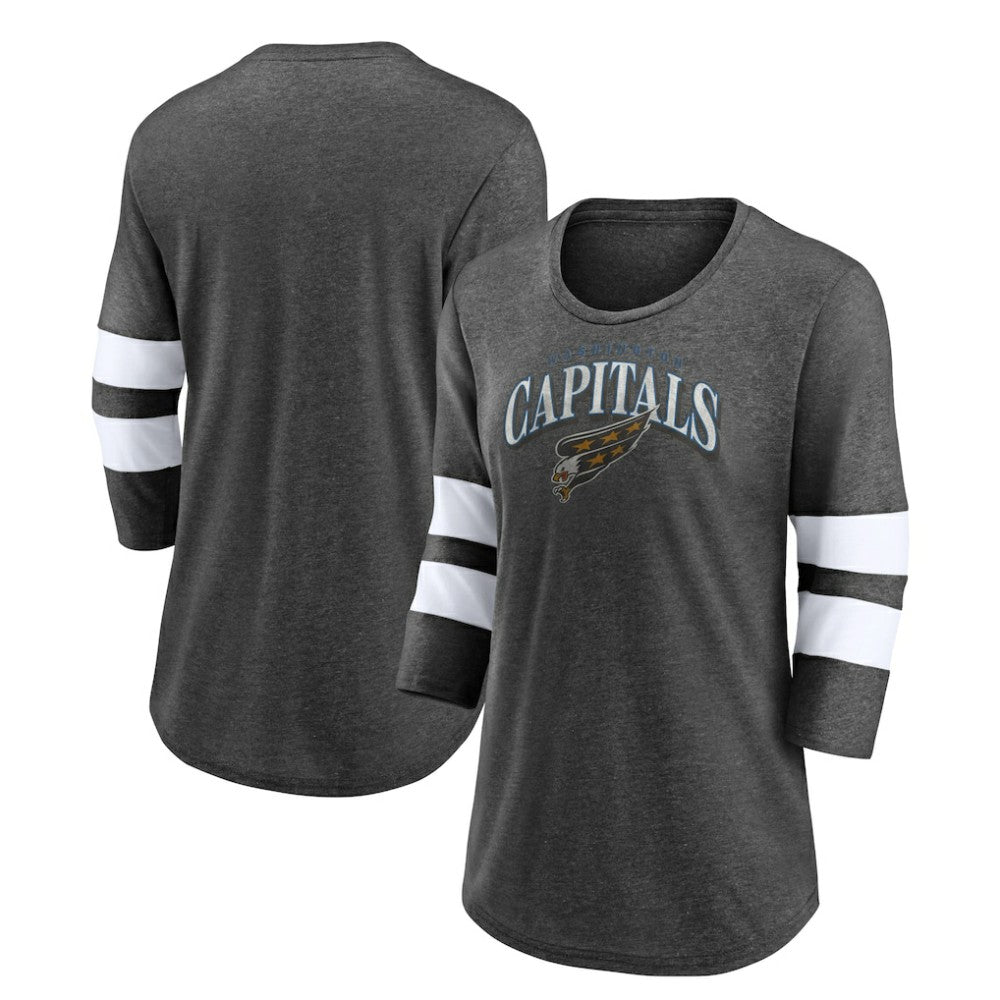 Washington Capitals Fanatics Women's Special Edition 2.0 Barn Burner 3/4 Sleeve T-Shirt -  NHL T-shirts