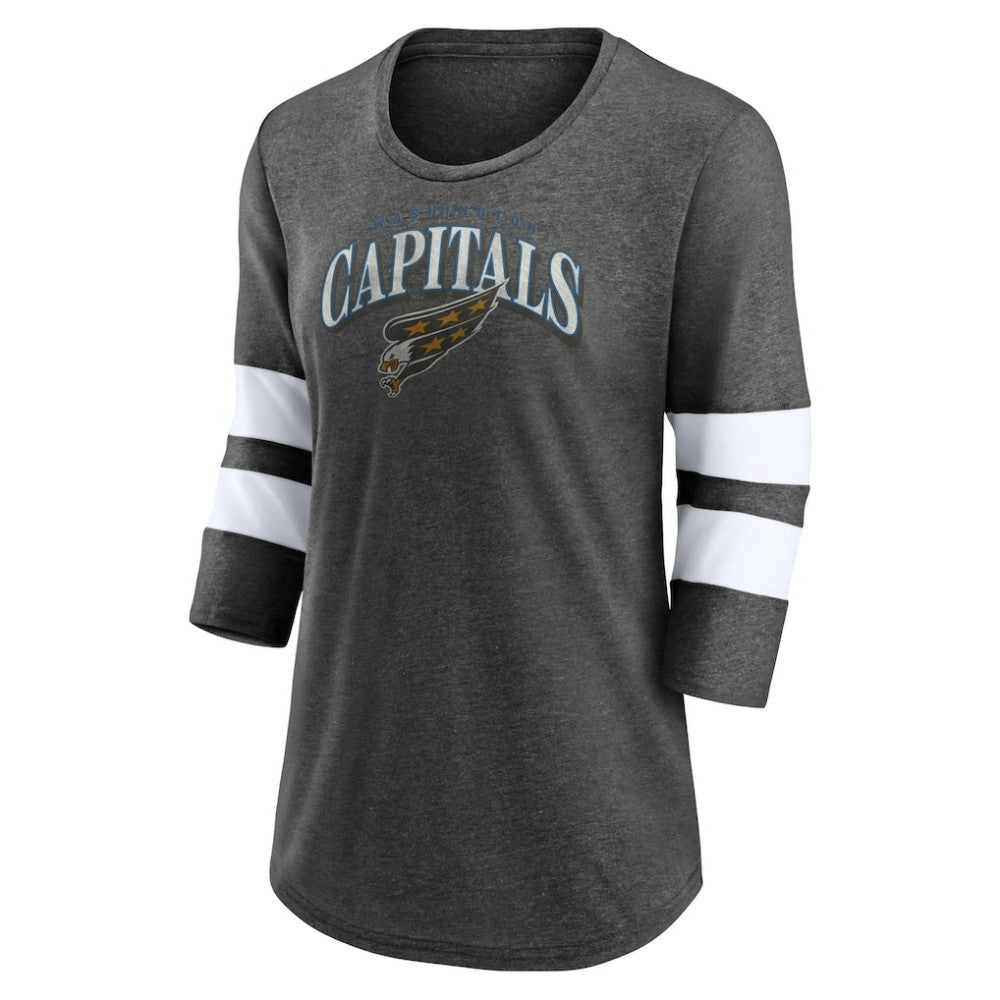 Washington Capitals Fanatics Women's Special Edition 2.0 Barn Burner 3/4 Sleeve T-Shirt -  NHL T-shirts